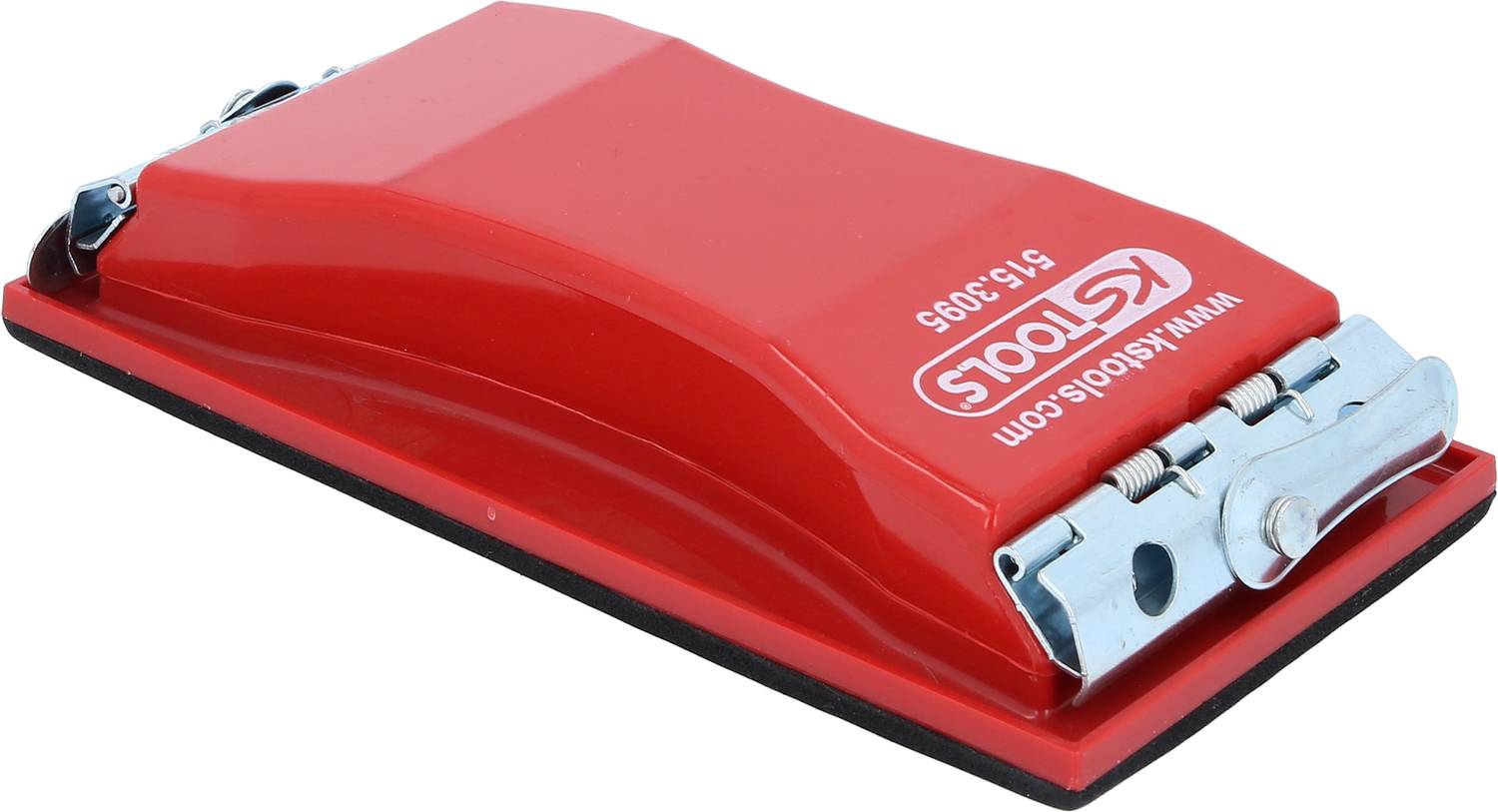 KS Tools 515.3095 Schleifklotz mit Moosgummiaufnahme, 210x105mm