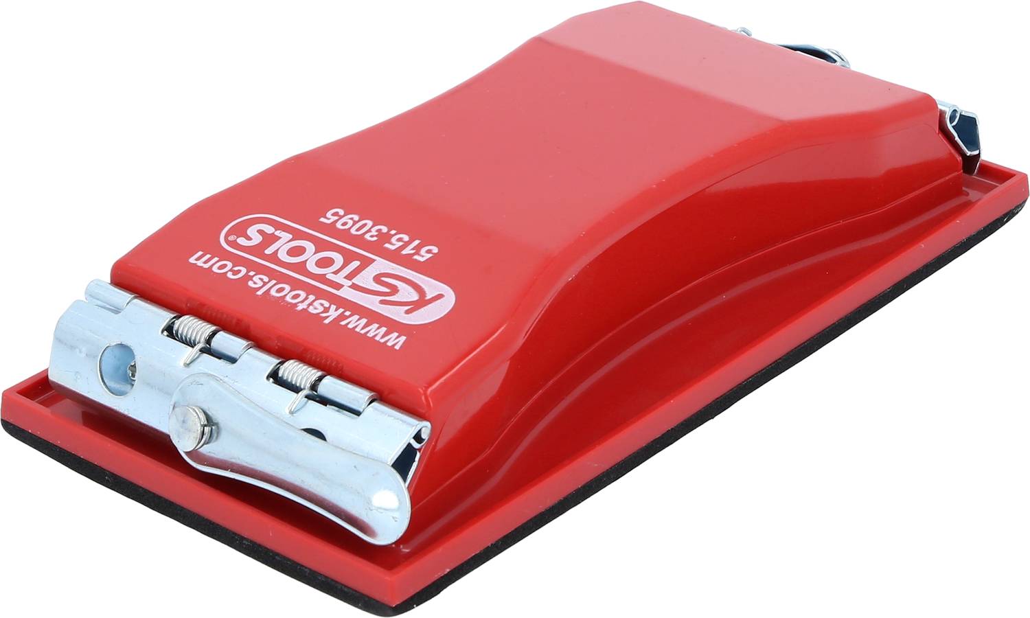 KS Tools 515.3095 Schleifklotz mit Moosgummiaufnahme, 210x105mm