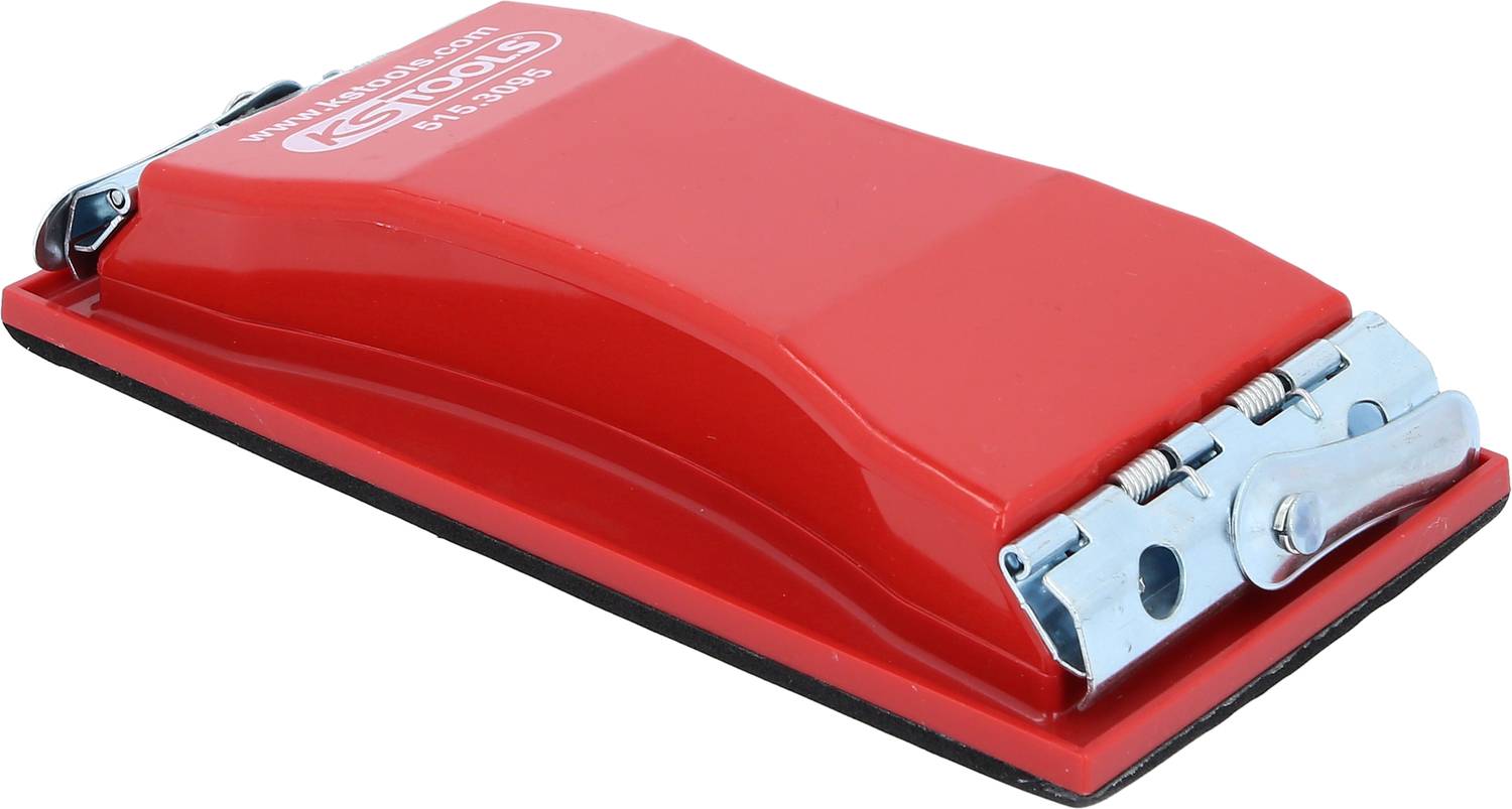 KS Tools 515.3095 Schleifklotz mit Moosgummiaufnahme, 210x105mm