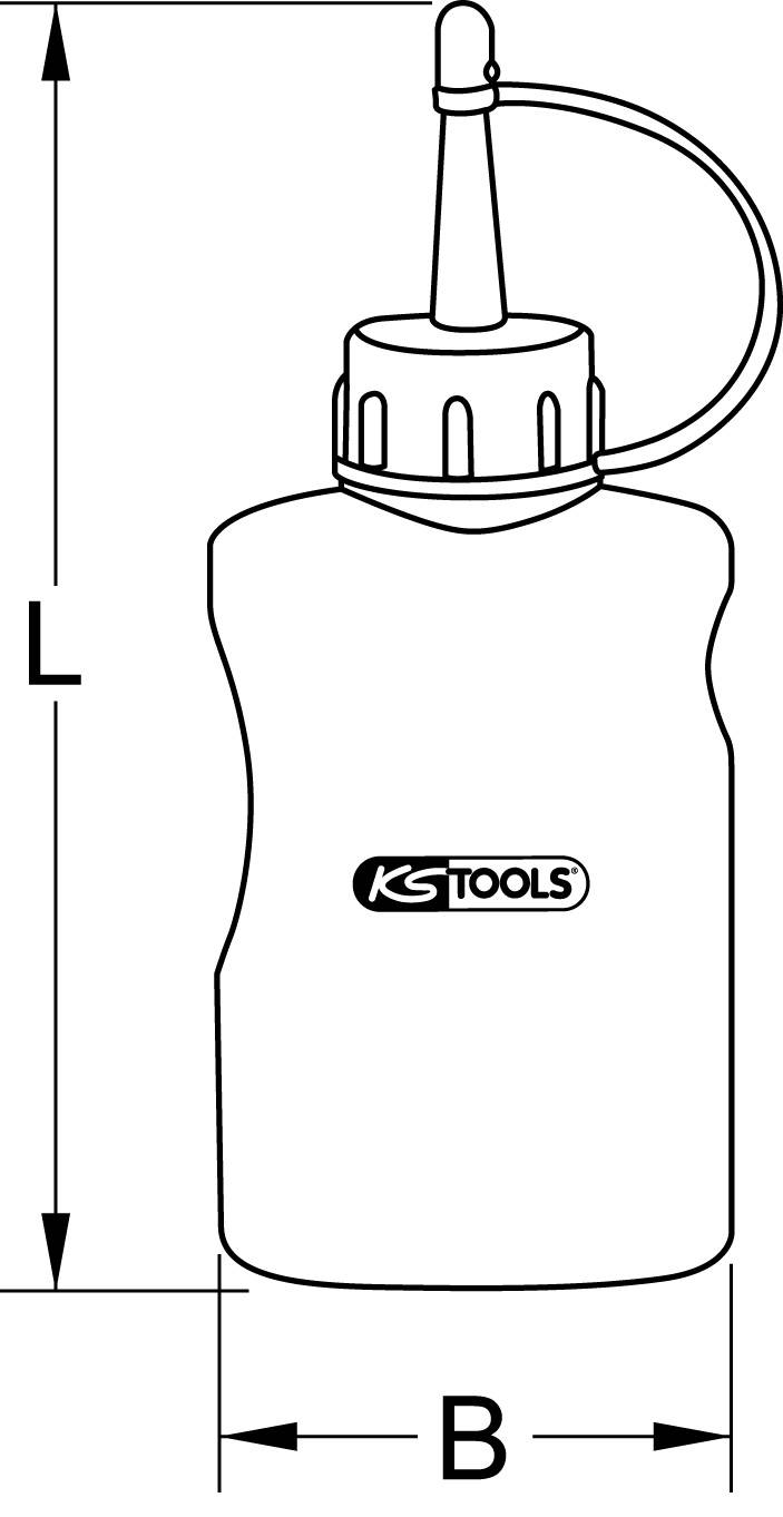 KS Tools 515.3361 Druckluftwerkzeug-Öl 100ml