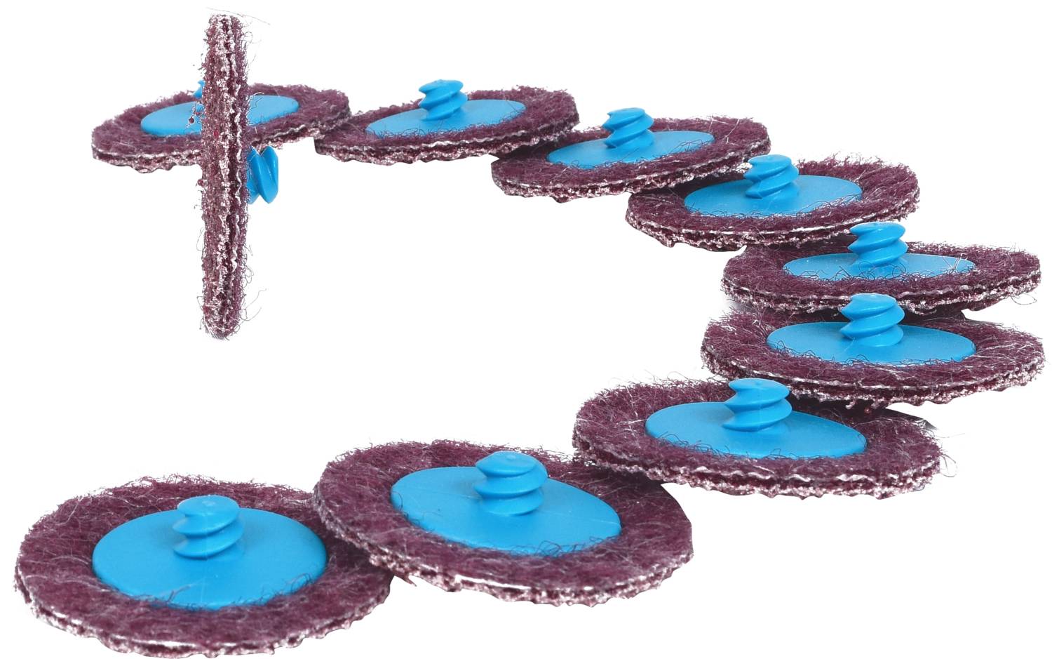 KS Tools 515.5084 Ersatz-Schleifpads, Ø50mm, Körnung 150