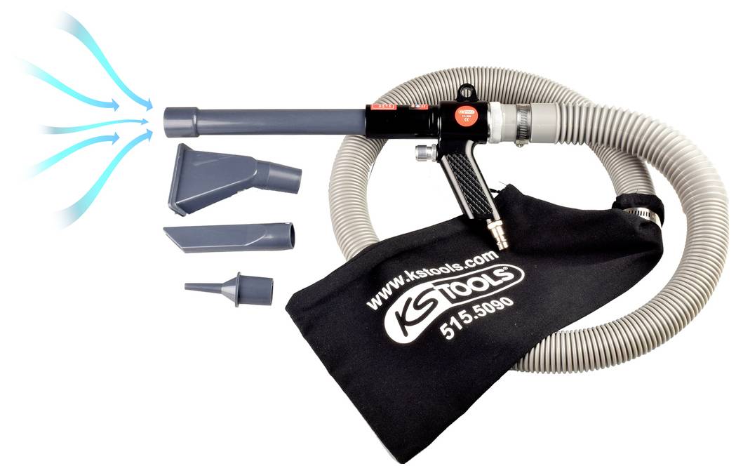 KS Tools 515.5090 Druckluft-Saug-Blaspistole 6.3 bar