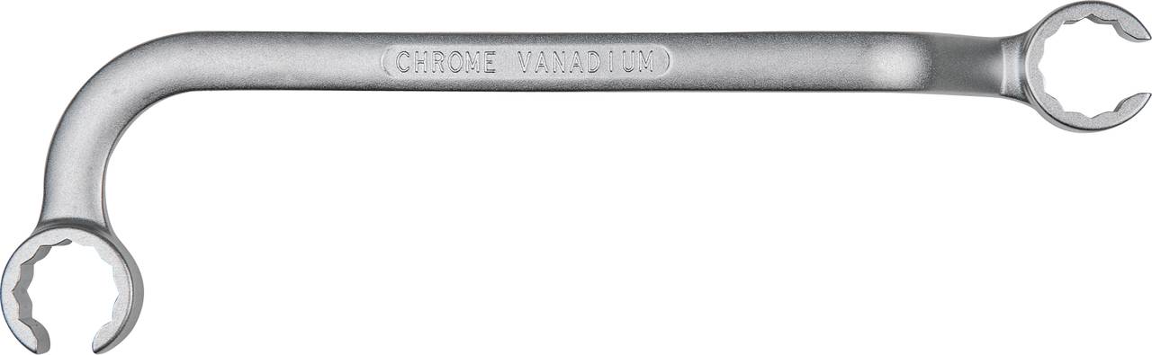 KS Tools 517.0057 Doppel-Ringschlüssel für Einspritzleitungen, 17 x 17mm