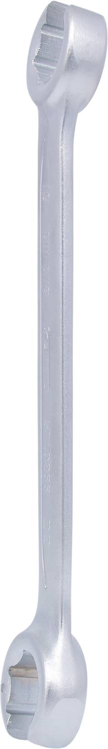 KS Tools 517.0266 Offener Doppel-Ringschlüssel, abgewinkelt, 19x22mm