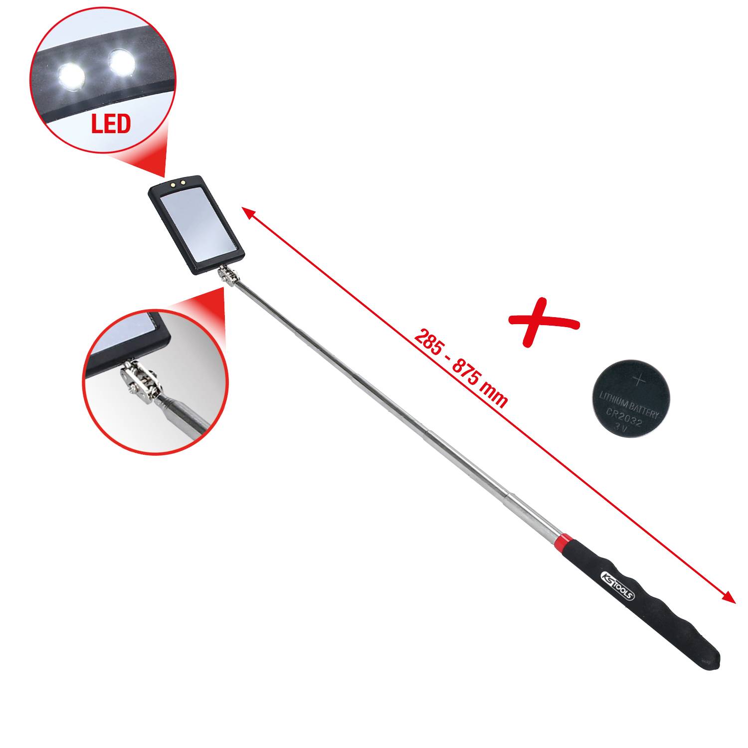 KS Tools 550.1136 Inspektionsspiegel