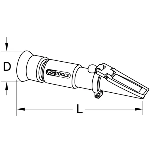 KS Tools 550.1285 Refraktometer - optisches Prüfgerät für Batterieflüssigkeit, Frostschutzmittel und AdBlue®-Zusätze KS Tools 550.1285 Refraktometer - optisches Prüfgerät für Batterieflüssigkeit, Frostschutzmittel und AdBlue®-Zusätze