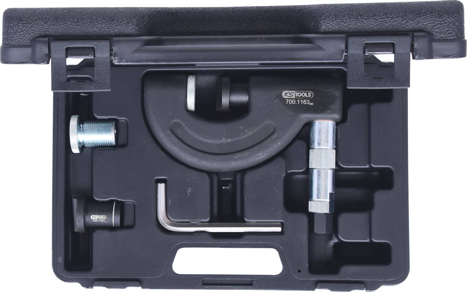 KS Tools 700.1160 Hydraulischer Mutternsprenger-Satz, 4-tlg