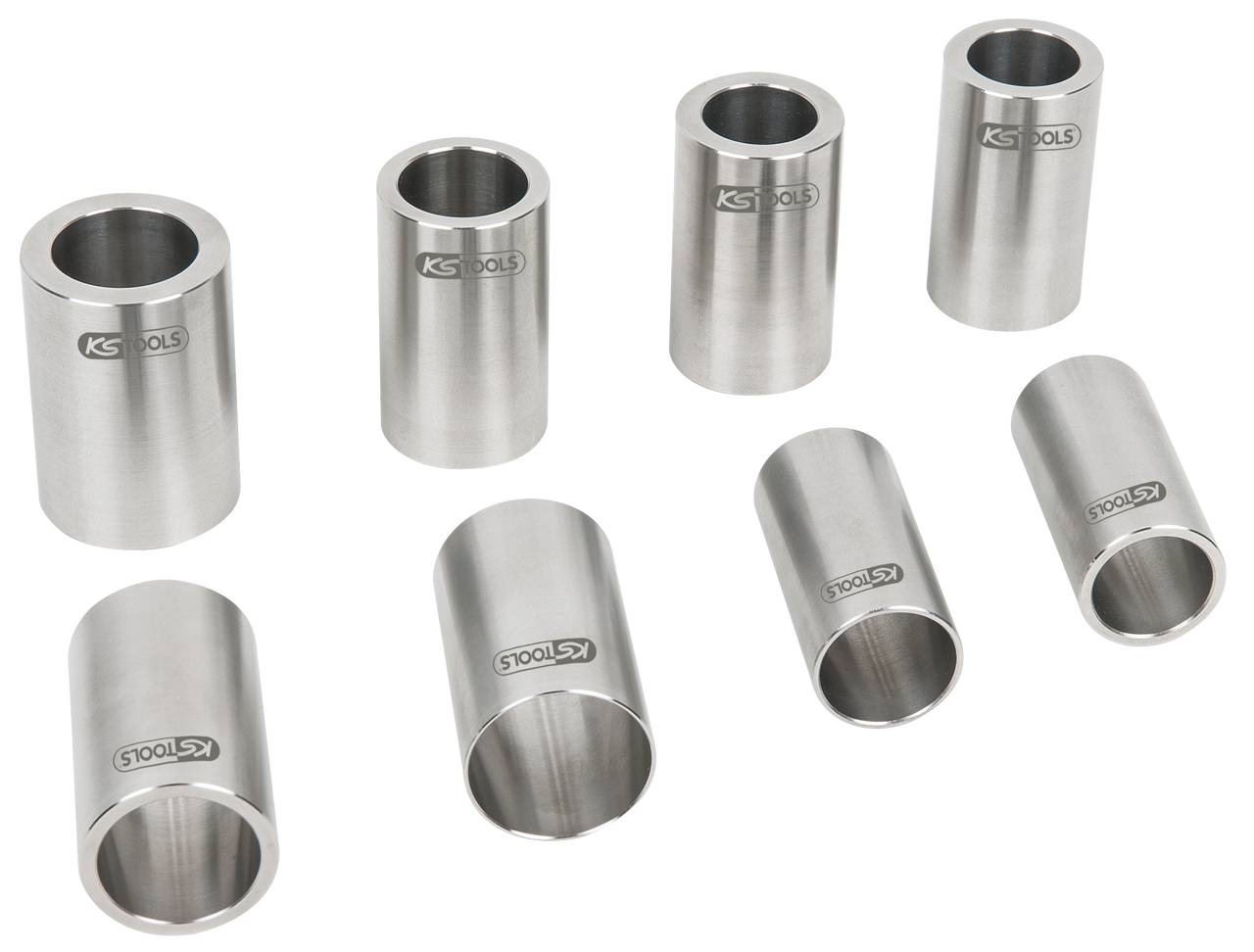 KS Tools 700.2320 Montagehülsen-Satz für Bremsen mit integriertem Radlager, 8-tlg