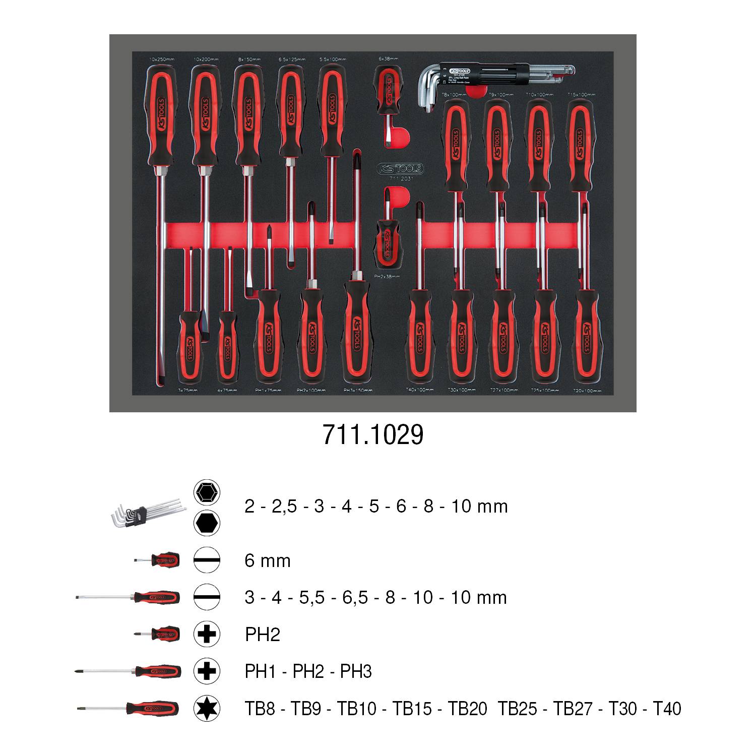 KS Tools 711.1029 711.1029 Werkzeugset