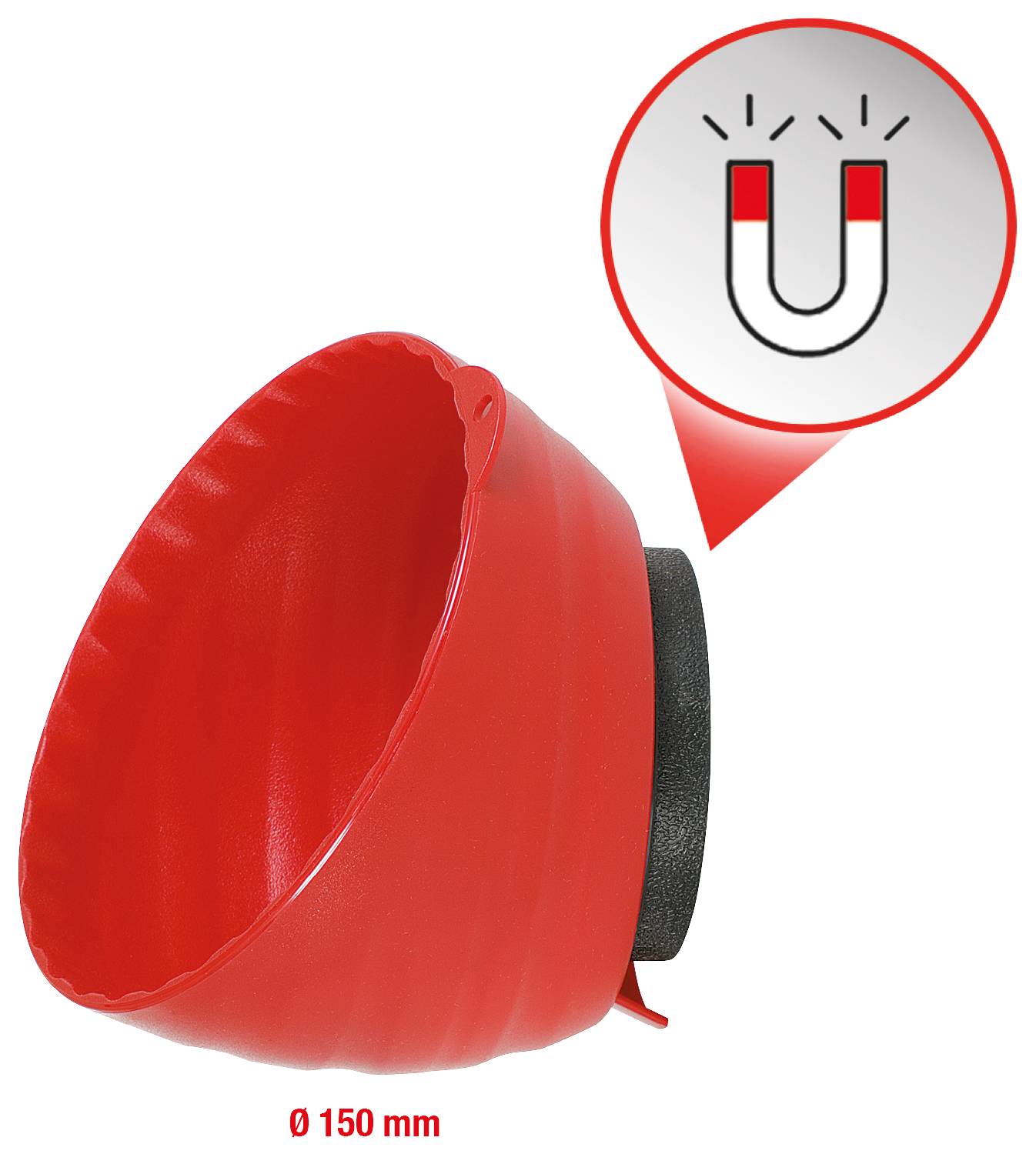 KS Tools 800.0156 Kunststoff-Magnet-Schale, Ø 150mm