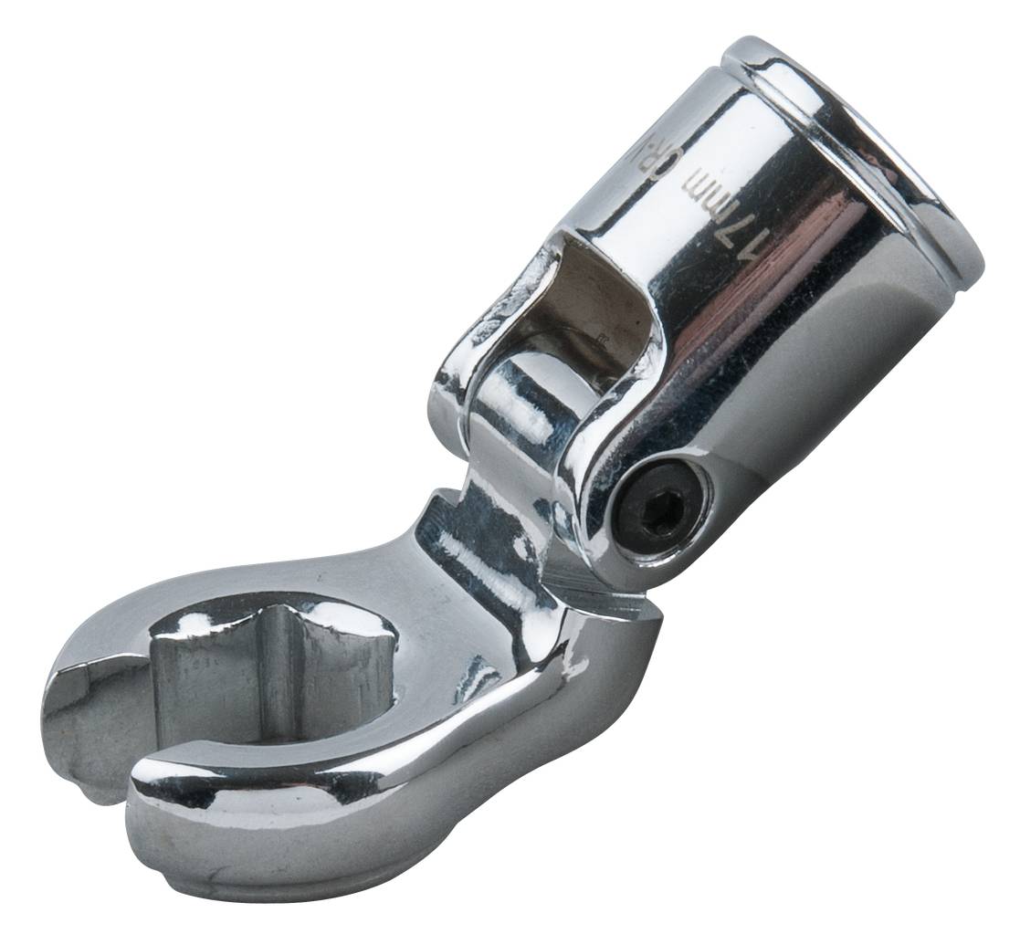 KS Tools 911.1717 3/8" Gelenk-Ringschlüssel-Stecknuss, SW19