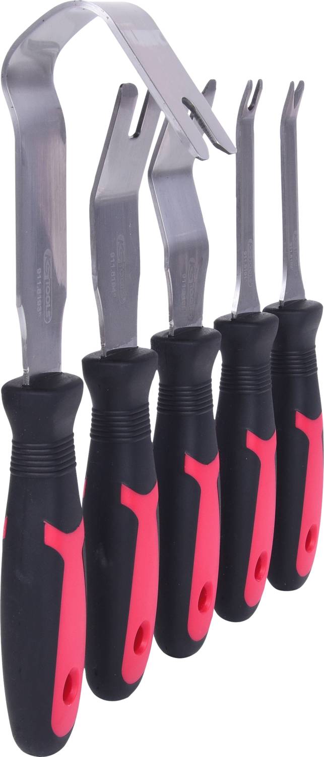 KS Tools 911.8190 Cliplöser- und Schneidsatz, 5-tlg