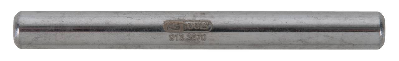 Metallstange mit der Aufschrift 'H8 10.0'. Das zeigt wahrscheinlich den Durchmesser der Stange in Millimetern.