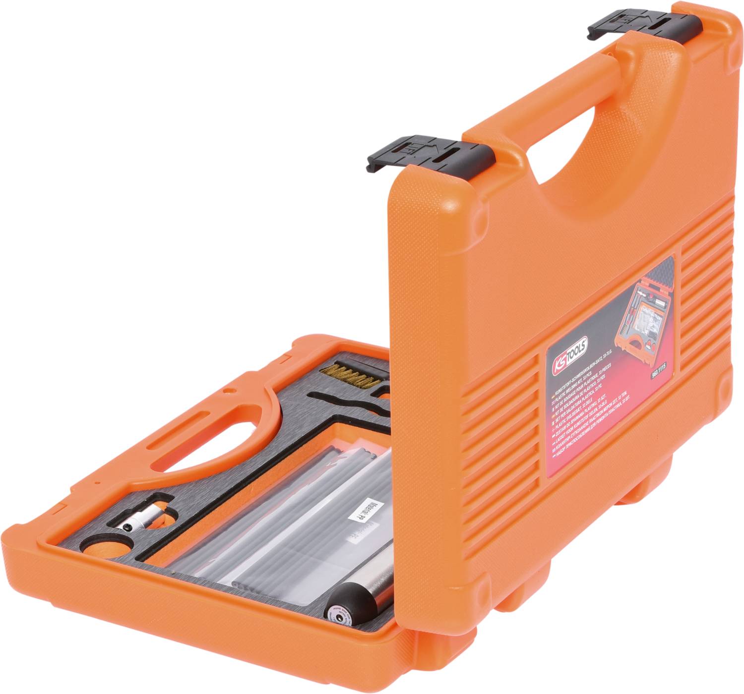 KS Tools 960.1115 Kunststoff-Schweißkolben-Satz, 33-tlg