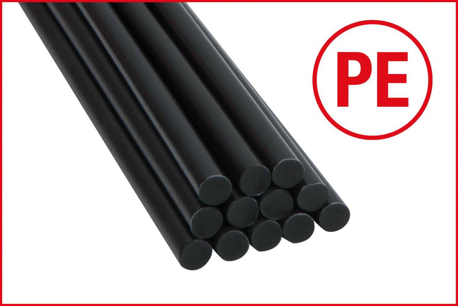 KS Tools 960.1122 PE (Polyethylen) Reparatur-Sticks-Satz, 6-tlg, schwarz