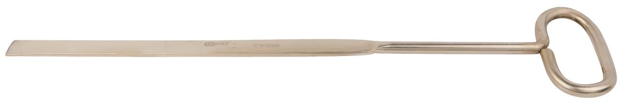 Metzgerhaken aus Metall mit T-förmigem Griff, verwendet zum Aufhängen von Fleisch.