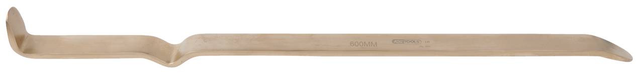 Metallischer Hebel, flach und länglich, mit einer gebogenen Spitze an einem Ende. Wird häufig als Brecheisen verwendet.