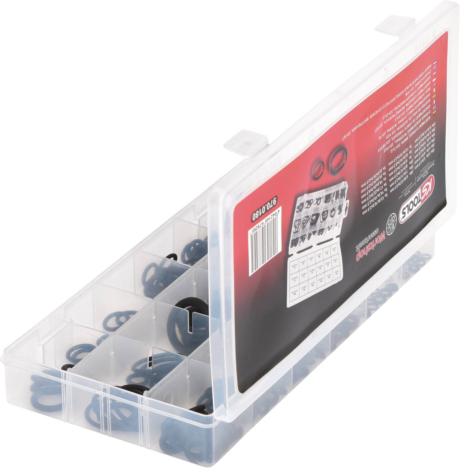 KS Tools 970.0180 O-Ring Sortiment Inhalt 225 Teile