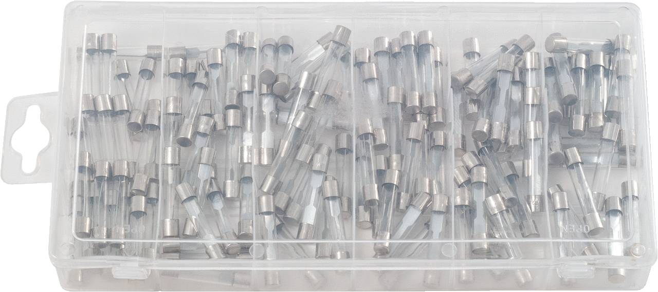 KS Tools 970.0270 970.0270 Feinsicherung-Sortiment 5 A, 10 A, 15 A, 20 A, 25 A, 30A Träge -T- Inhalt 120 Teile