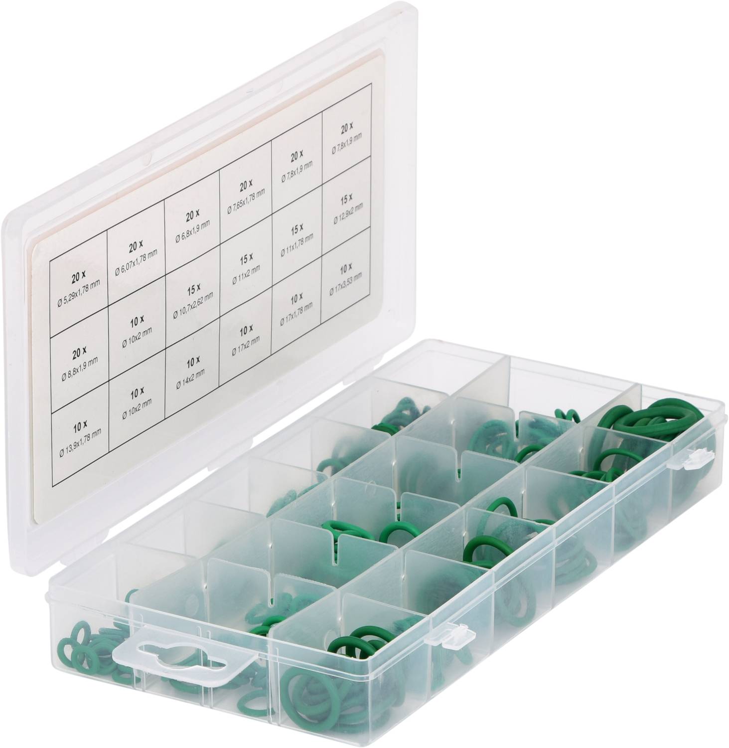 Sortiment O-Ringe für Klima, HNBR, 270-tlg KS Tools 970.0340