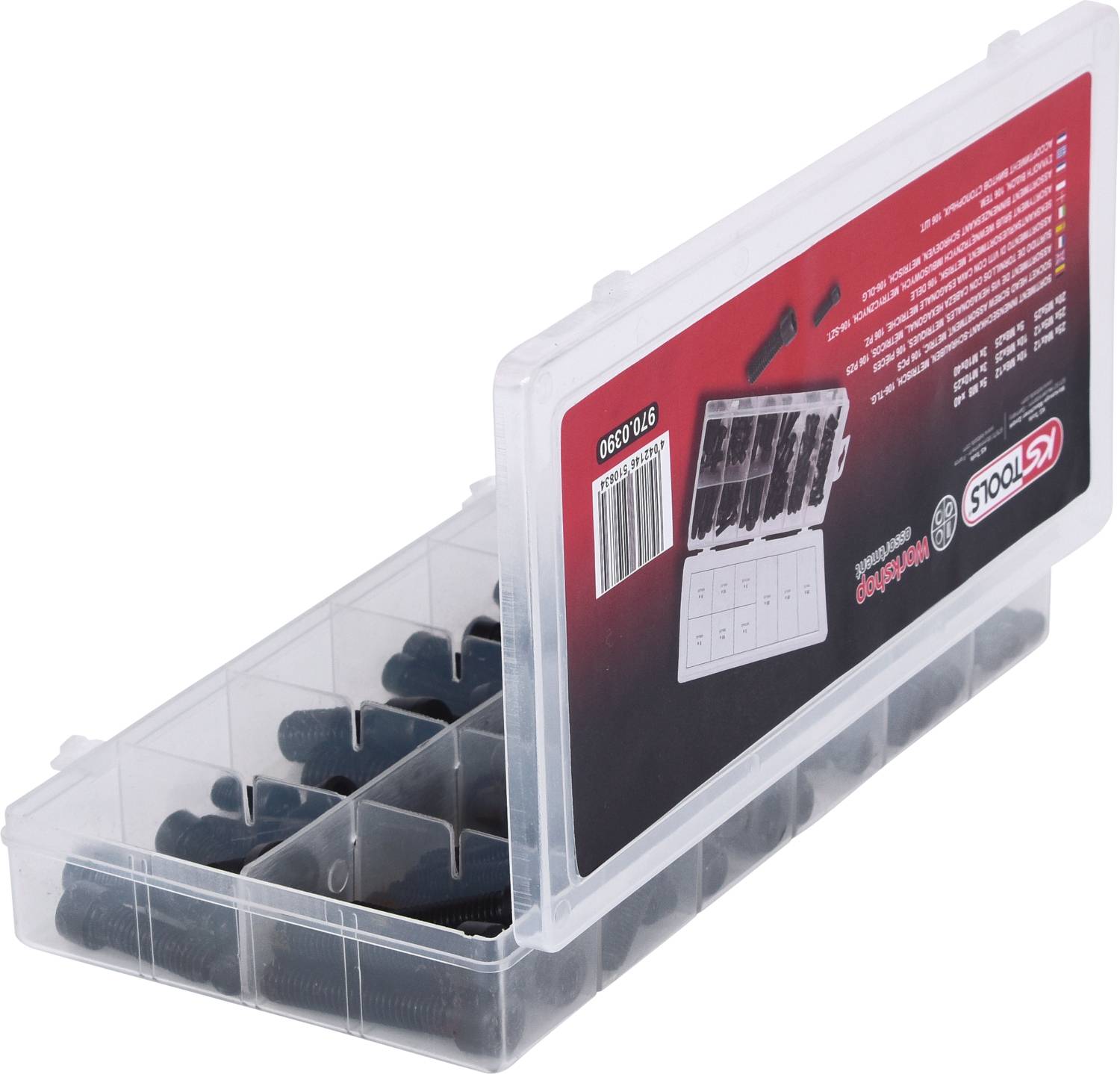 KS Tools 970.0390 970.0390 Innensechskantschrauben-Sortiment 1St.