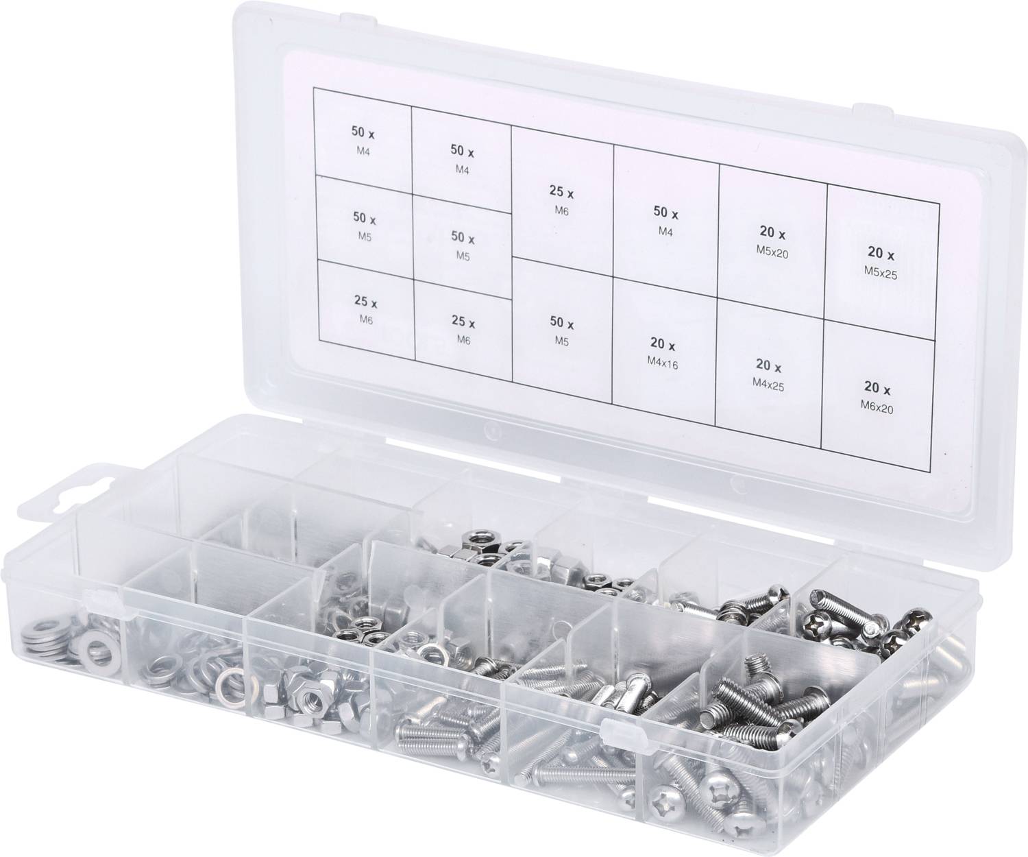 KS Tools 970.0510 Linsenkopfschrauben 475 Teile