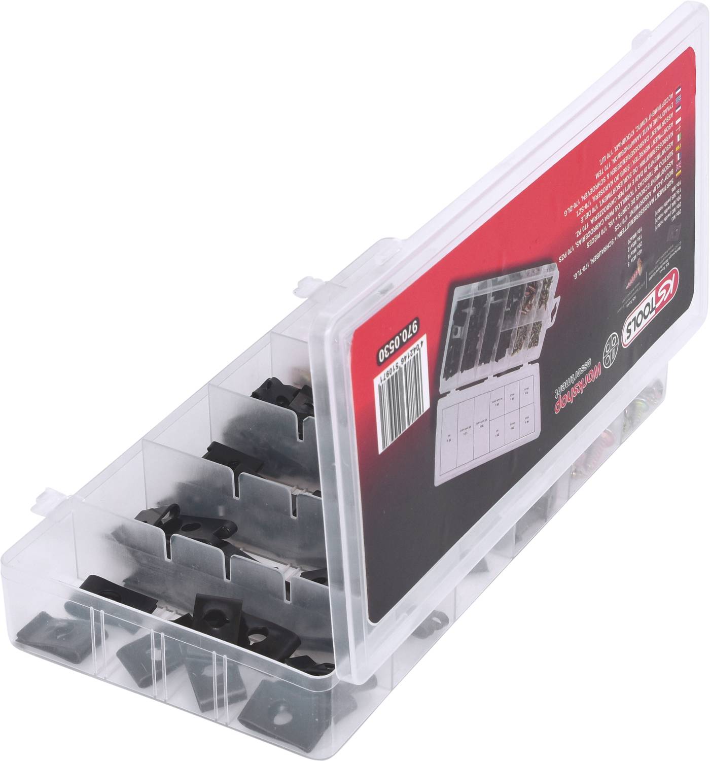 KS Tools 970.0530 Kombi-Schrauben-Sortiment 170 Teile