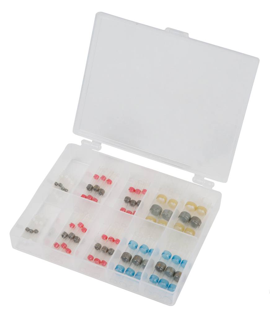 KS Tools 970.0720 Quetschverbinder-Sortiment 0.25mm² 6mm² Weiß, Rot, Blau, Gelb 30 Teile