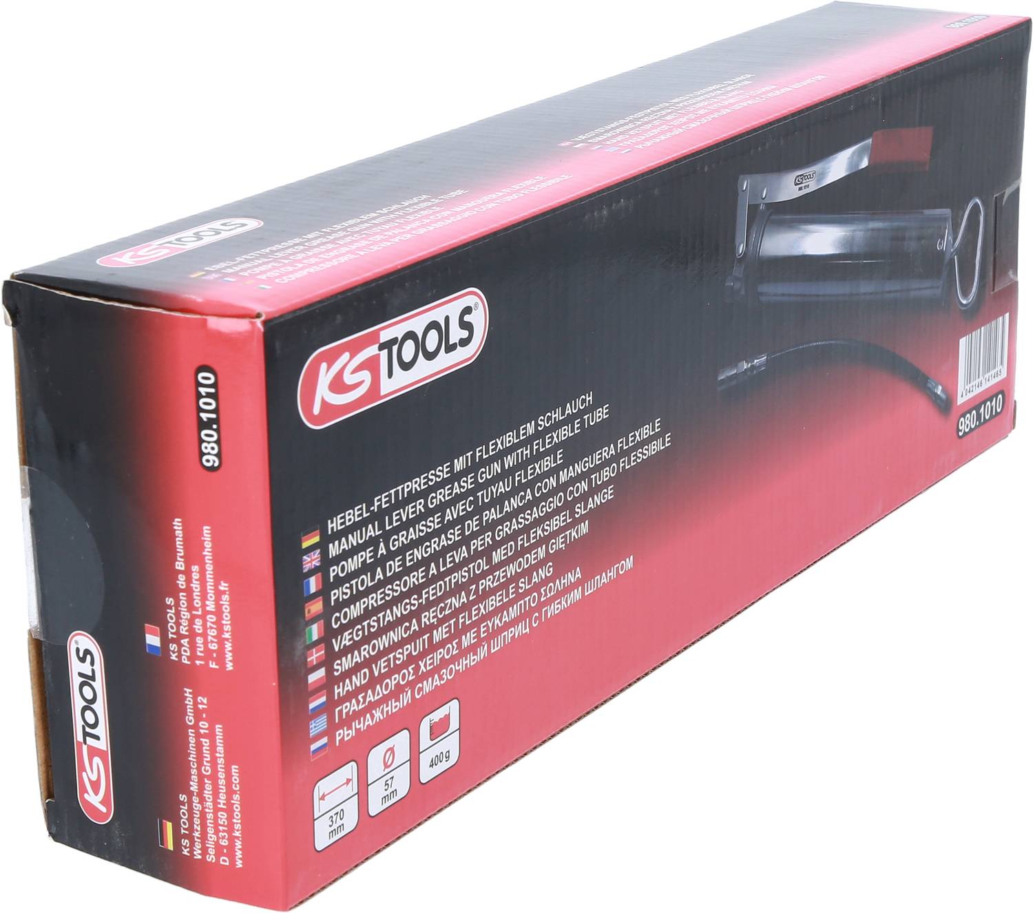 KS Tools 980.1010 Handhebelfettpresse