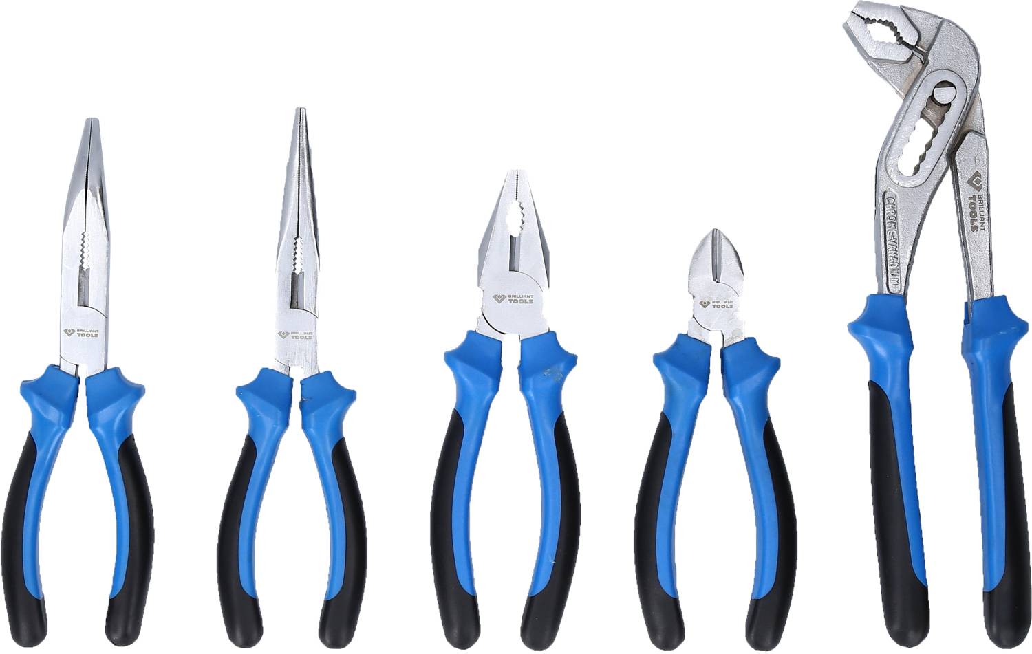 Brilliant Tools BT060005 Zangen-Set 5teilig
