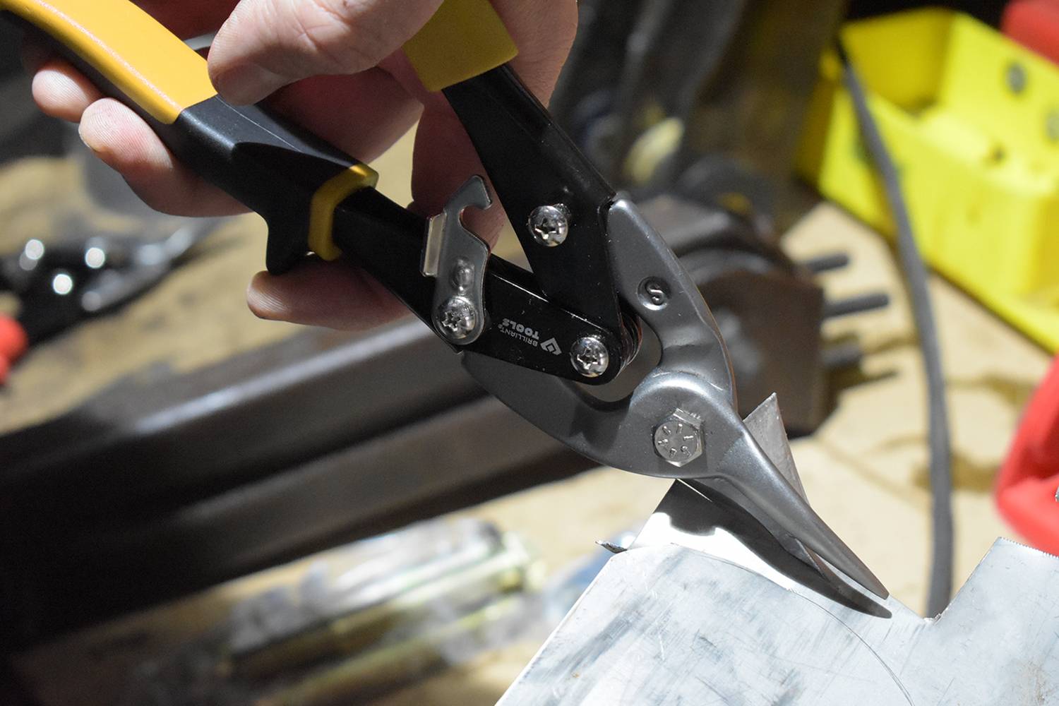 Brilliant Tools Hebel-Blechdurchgangsscheren-Satz, 3-tlg BT067200