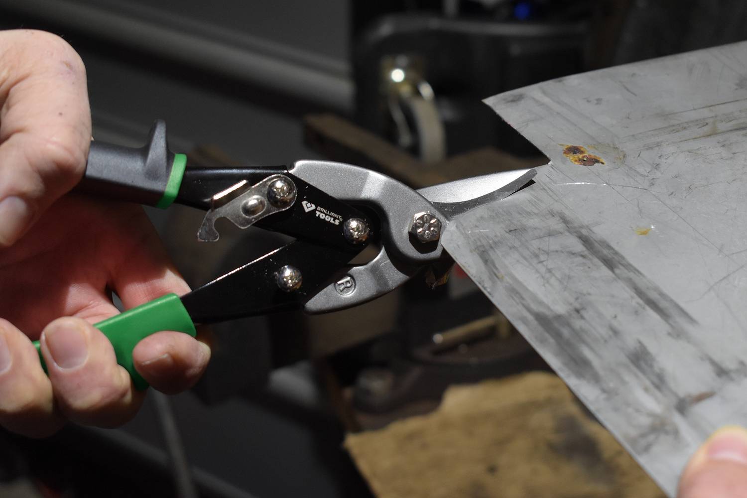 Brilliant Tools Hebel-Blechdurchgangsscheren-Satz, 3-tlg BT067200