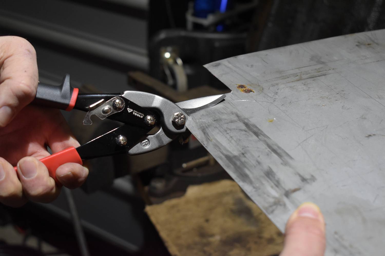 Brilliant Tools Hebel-Blechdurchgangsscheren-Satz, 3-tlg BT067200