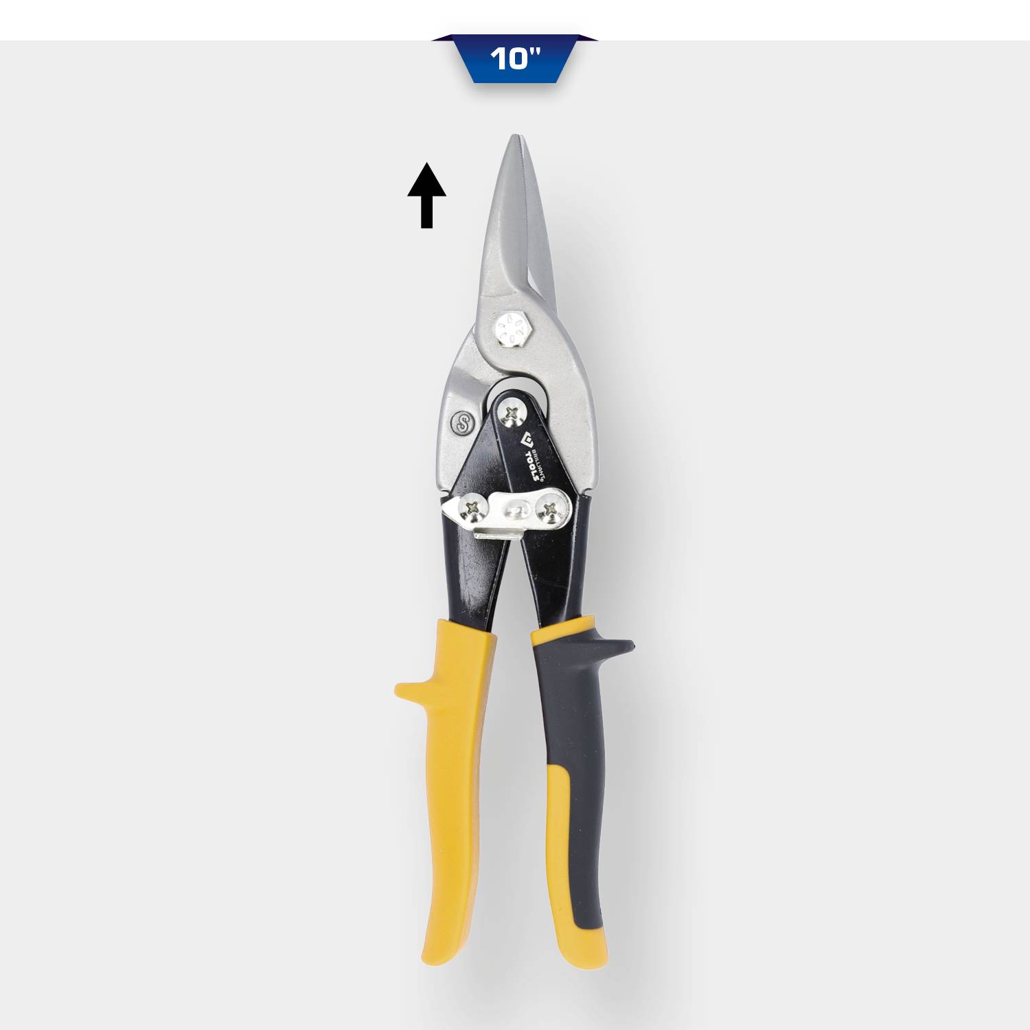 Brilliant Tools Hebel-Blechdurchgangsschere, gerader Schnitt BT067202