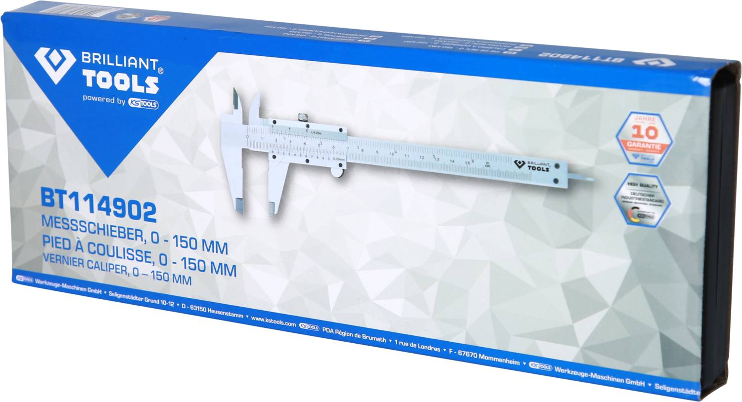 Brilliant Tools BT114902 BT114902 Taschenmessschieber
