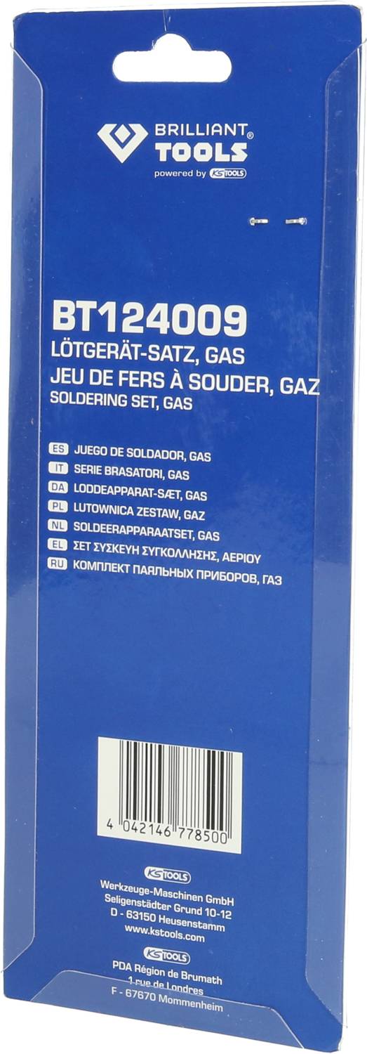 Brilliant Tools BT124009 Gaslöt-Set inkl. Lötspitze 1 St.