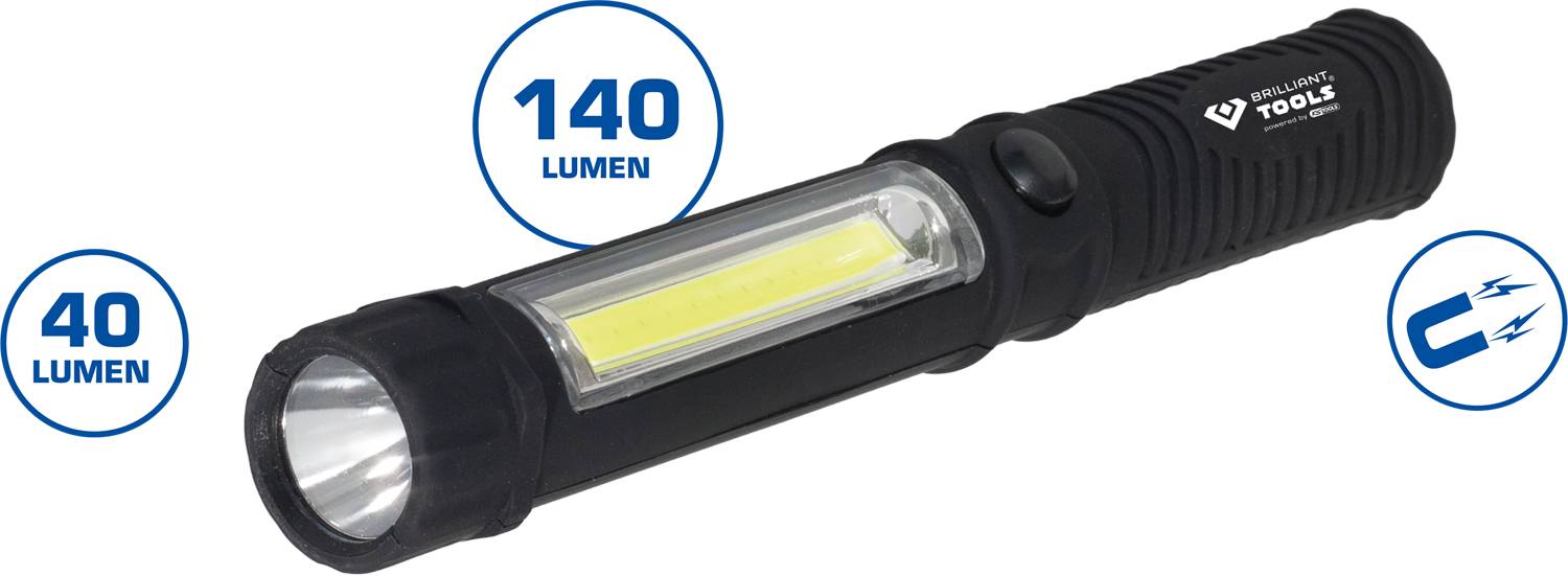 Brilliant Tools BT130910D BT130910D LED LED-Stablampe batteriebetrieben 140lm