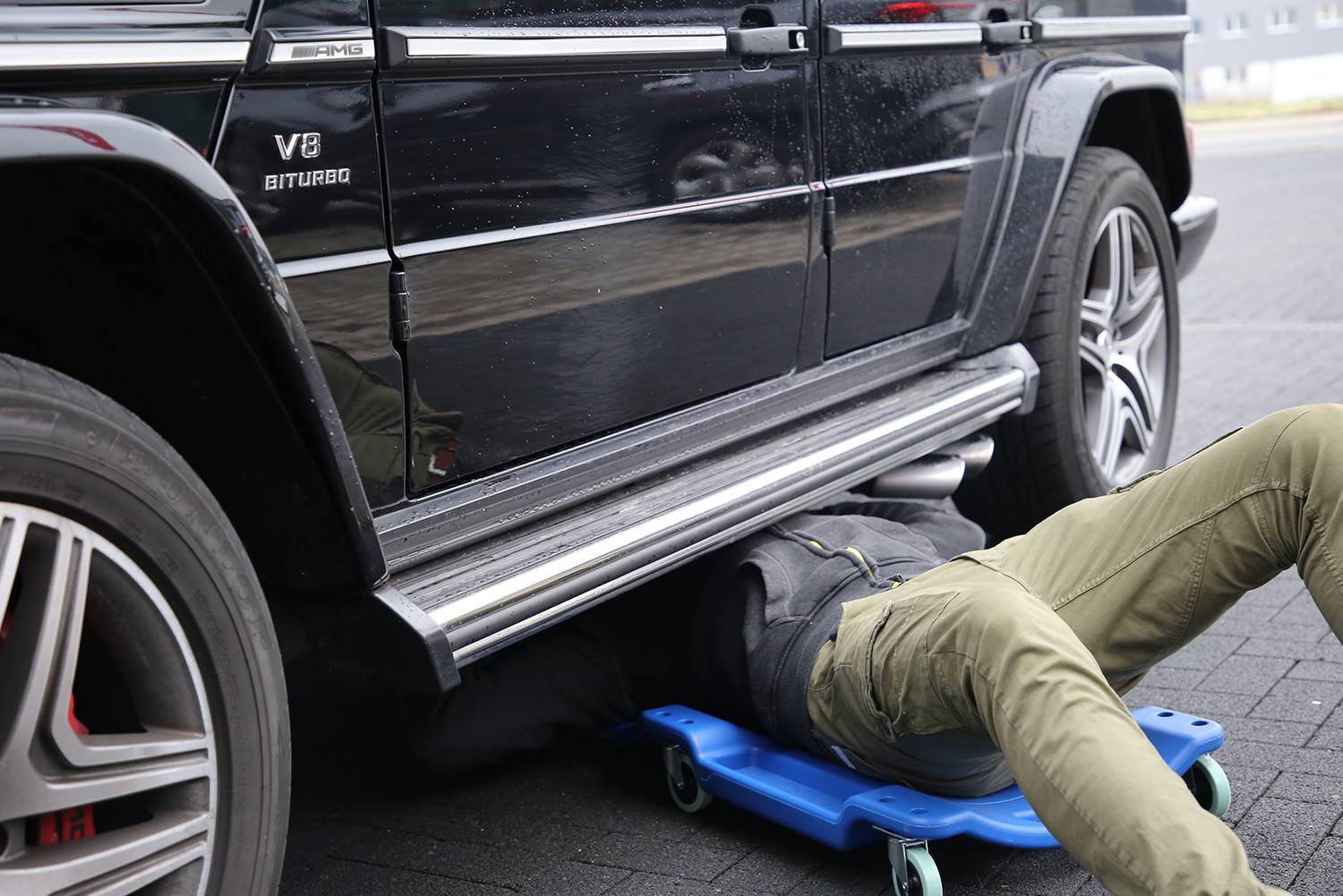 Brilliant Tools BT156905 Fahrbare Liege, L1030 x B480 x H115 mm