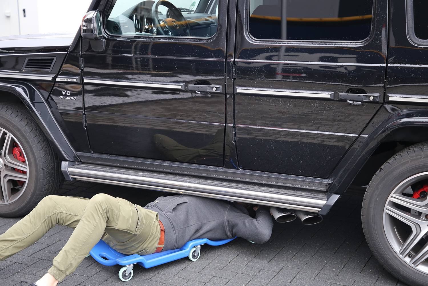 Brilliant Tools BT156905 Fahrbare Liege, L1030 x B480 x H115 mm