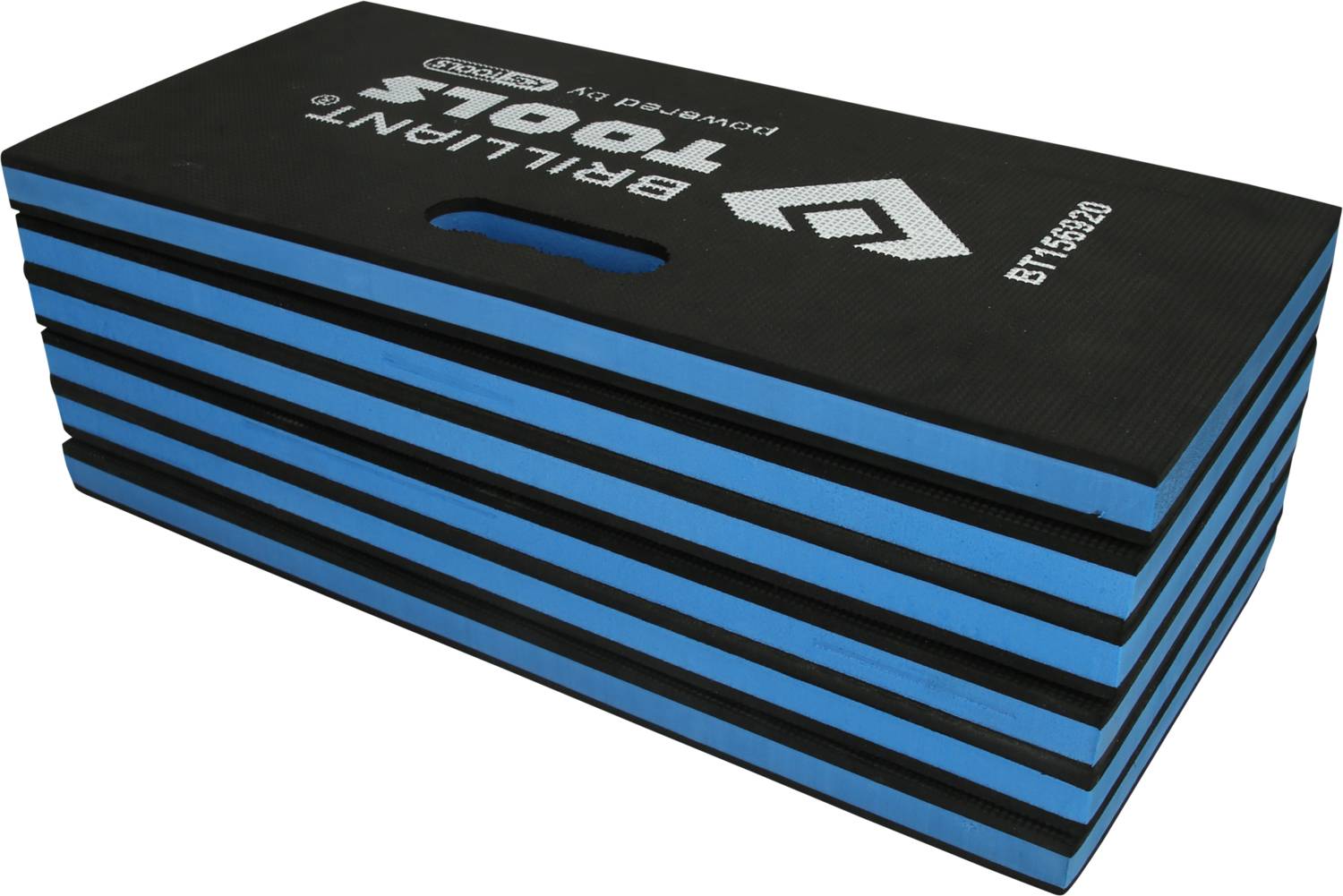 Brilliant Tools BT156920 Faltbare Mechaniker-Schutzmatte, 1200 x 400 x 23mm