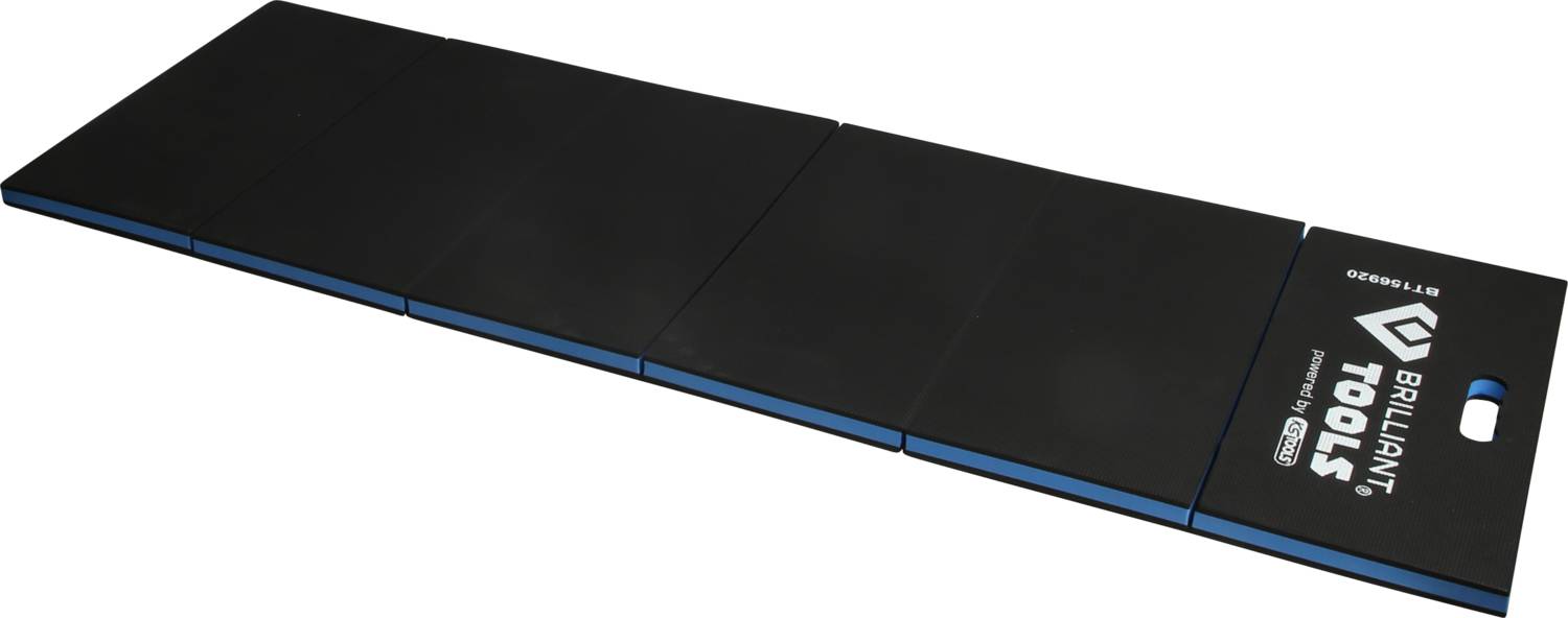 Brilliant Tools BT156920 Faltbare Mechaniker-Schutzmatte, 1200 x 400 x 23mm