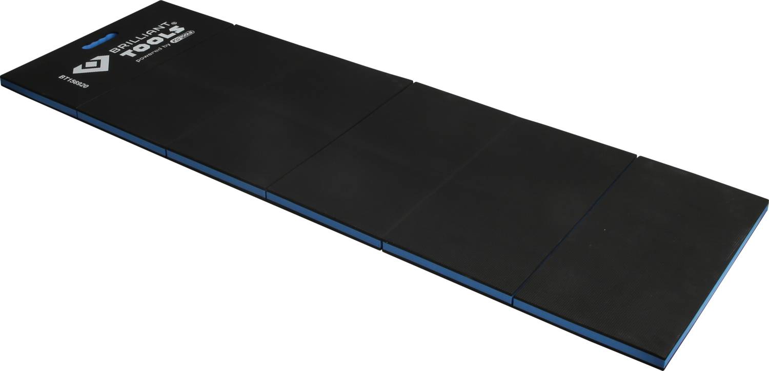 Brilliant Tools BT156920 Faltbare Mechaniker-Schutzmatte, 1200 x 400 x 23mm
