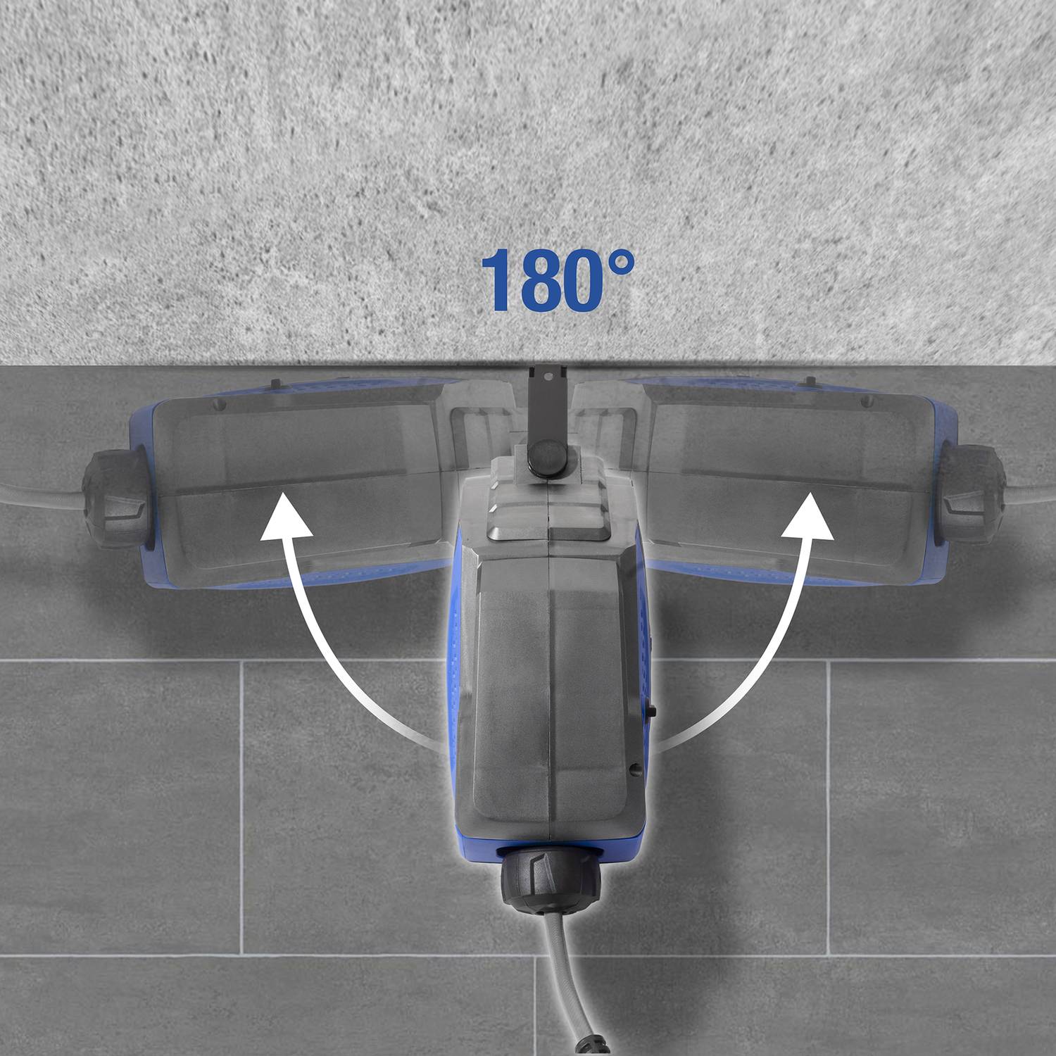Brilliant Tools BT162000 Wandkabeltrommel 15 m