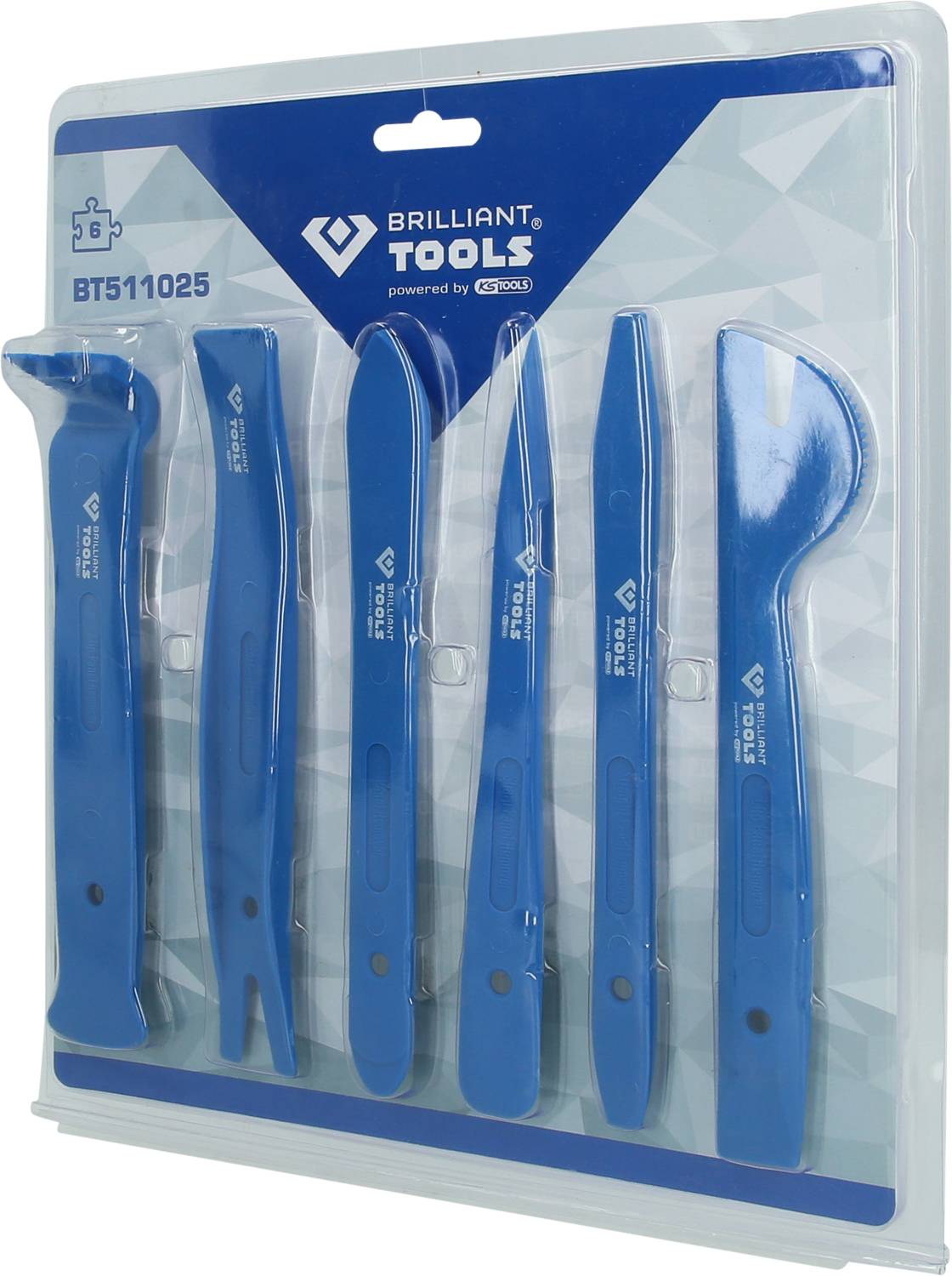Brilliant Tools BT511025 Zierleistenkeile-Satz, 6-tlg