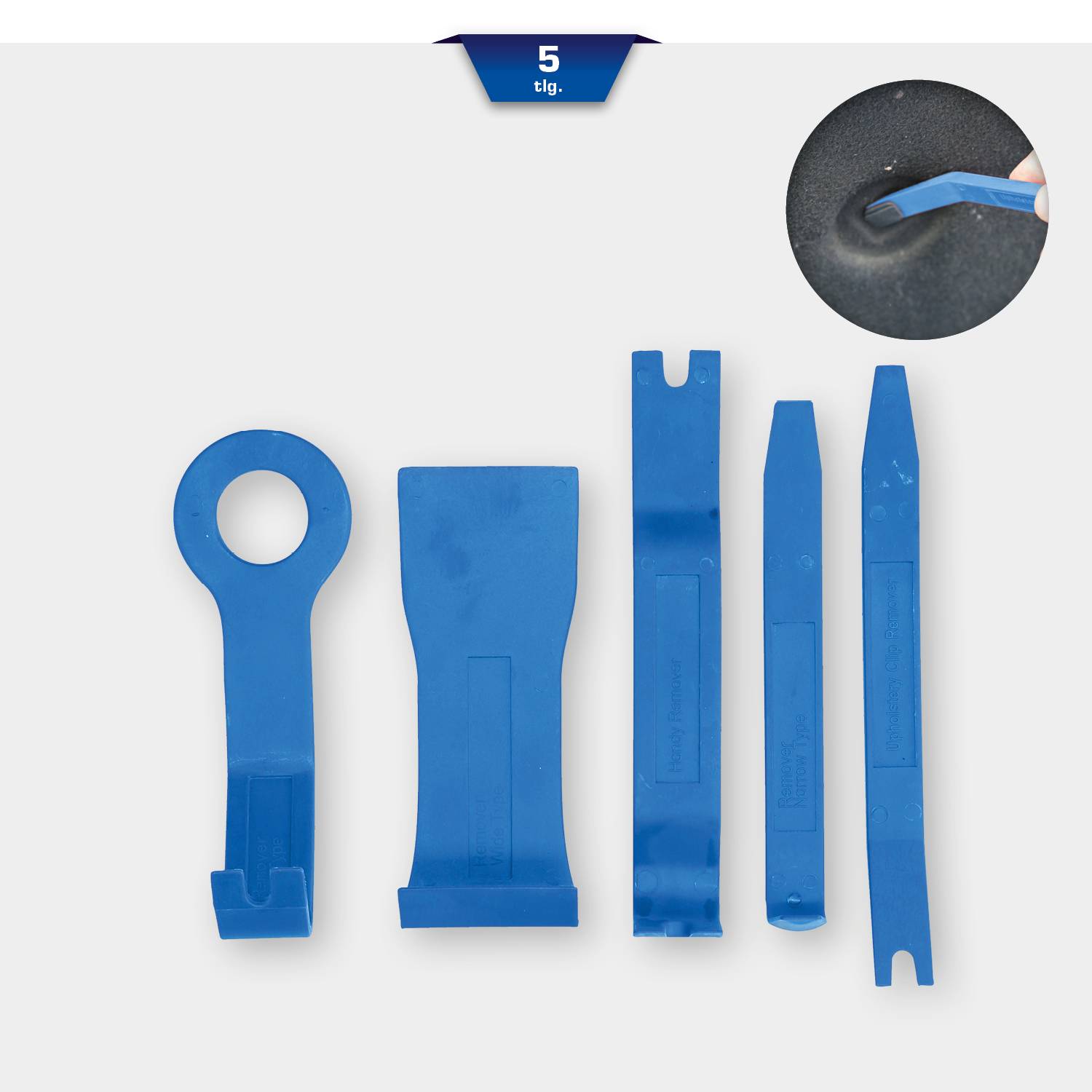 Brilliant Tools BT511035 Zierleistenkeile-Satz, 5-tlg