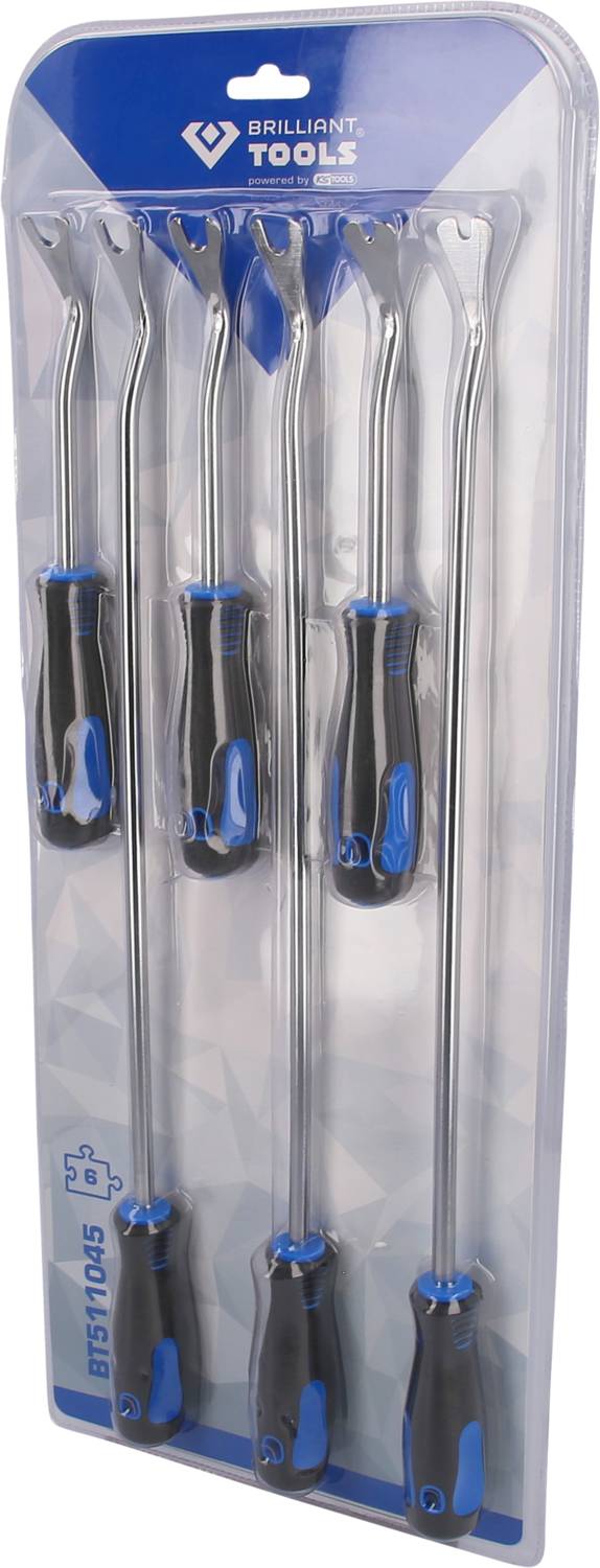 Brilliant Tools BT511045 Lösewerkzeug-Satz für Verkleidungsclips, 6-tlg