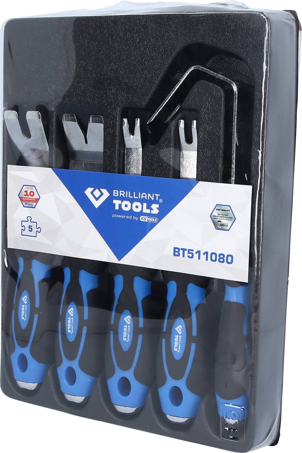 Brilliant Tools BT511080 Cliplöser- und Schneidsatz, 5-tlg