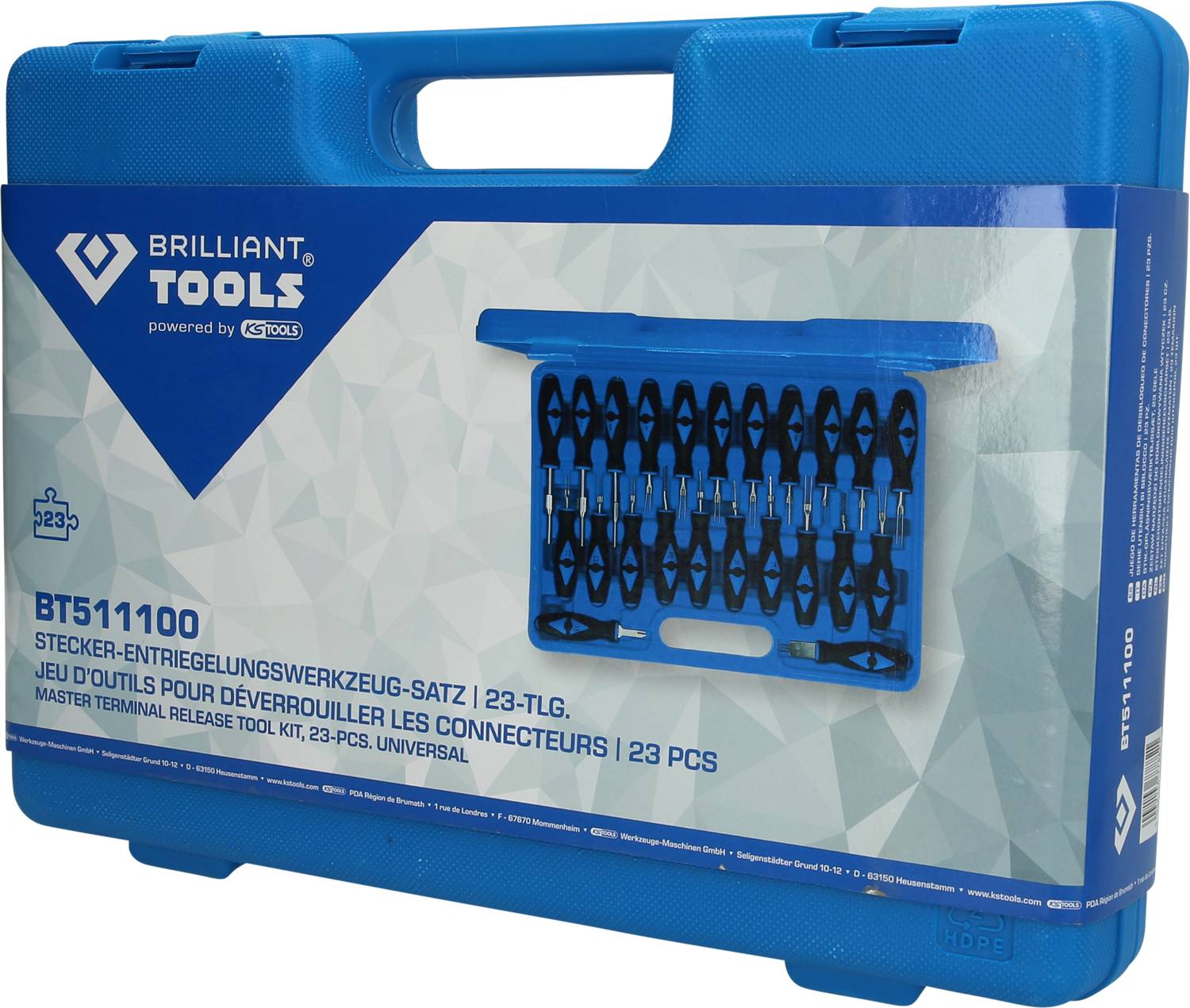 Brilliant Tools Stecker-Entriegelungswerkzeug-Satz, 23-tlg BT511100