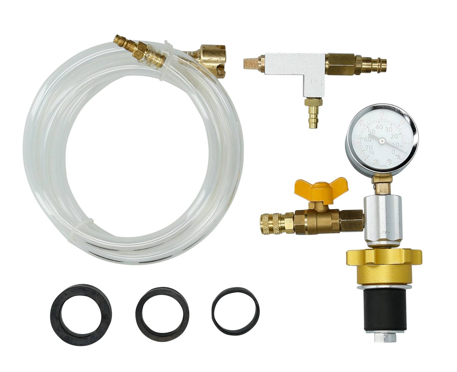 Brilliant Tools BT521050 Kühlsystem Befüll- und Entlüftungsgerät, 6-tlg