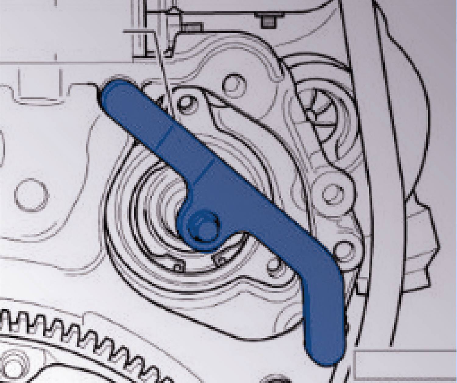 Brilliant Tools BT521300 Wasserpumpen-Ausbauwerkzeug für Volkswagen